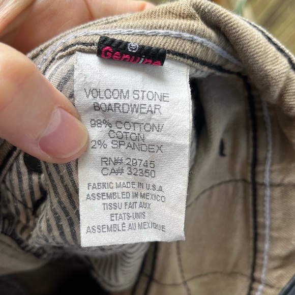 Volcom Stone Boardwear Vintage Tie Dye Acid Wash Jeans In Brown Sz 30 - Picture 7 of 15